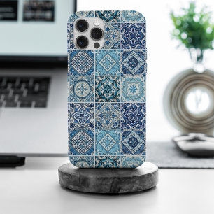 Mediterrane Tegels, Portugees, Azulejo, Majolica iPhone 15 Pro Max Case