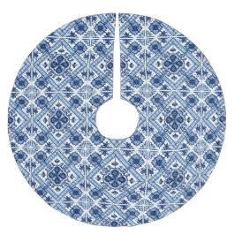 Mediterrane Tegels, Portugees, Azulejo, Majolica Kerstboom Rok