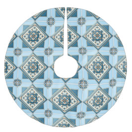 Mediterrane Tegels, Portugees, Azulejo, Majolica Kerstboom Rok