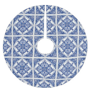 Mediterrane Tegels, Portugees, Azulejo, Majolica Kerstboom Rok