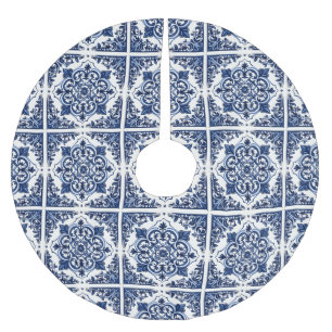 Mediterrane Tegels, Portugees, Azulejo, Majolica Kerstboom Rok