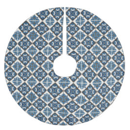 Mediterrane Tegels, Portugees, Azulejo, Majolica Kerstboom Rok