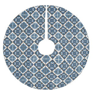 Mediterrane Tegels, Portugees, Azulejo, Majolica Kerstboom Rok