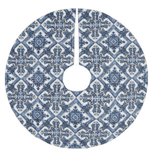 Mediterrane Tegels, Portugees, Azulejo, Majolica Kerstboom Rok