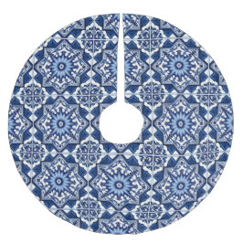 Mediterrane Tegels, Portugees, Azulejo, Majolica Kerstboom Rok