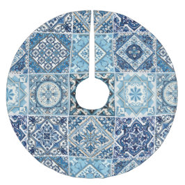 Mediterrane Tegels, Portugees, Azulejo, Majolica Kerstboom Rok