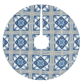 Mediterrane Tegels, Portugees, Azulejo, Majolica Kerstboom Rok