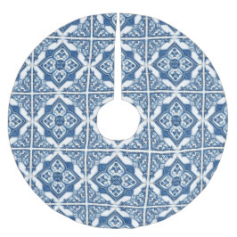 Mediterrane Tegels, Portugees, Azulejo, Majolica Kerstboom Rok