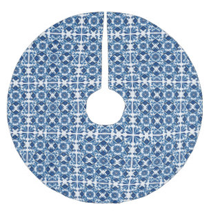 Mediterrane Tegels, Portugees, Azulejo, Majolica Kerstboom Rok