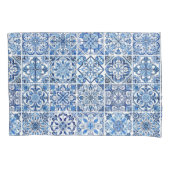 Mediterrane Tegels, Portugees, Azulejo, Majolica Kussensloop (Voorkant)