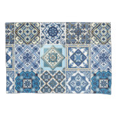 Mediterrane Tegels, Portugees, Azulejo, Majolica Kussensloop (Voorkant)