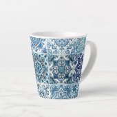 Mediterrane Tegels, Portugees, Azulejo, Majolica Latte Mok (Rechterhoek)