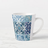 Mediterrane Tegels, Portugees, Azulejo, Majolica Latte Mok (Rechts)