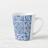 Mediterrane Tegels, Portugees, Azulejo, Majolica Latte Mok (Rechts)