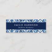 Mediterrane Tegels, Portugees, Azulejo, Majolica Mini Visitekaartje (Voorkant)