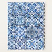 Mediterrane Tegels, Portugees, Azulejo, Majolica Planner (Achterkant)