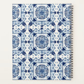 Mediterrane Tegels, Portugees, Azulejo, Majolica Planner (Achterkant)