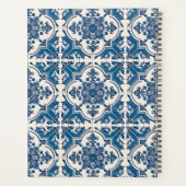 Mediterrane Tegels, Portugees, Azulejo, Majolica Planner (Achterkant)