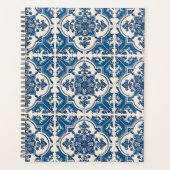 Mediterrane Tegels, Portugees, Azulejo, Majolica Planner (Voorkant)