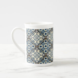 Mediterrane Tegels, Portugees, Azulejo, Majolica Porselein Kop