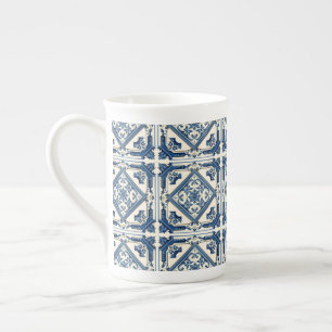 Mediterrane Tegels, Portugees, Azulejo, Majolica Porselein Kop
