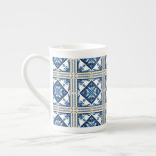 Mediterrane Tegels, Portugees, Azulejo, Majolica Porselein Kop