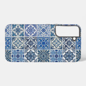 Mediterrane Tegels, Portugees, Azulejo, Majolica Samsung Galaxy Hoesje (Achterkant horizontaal)