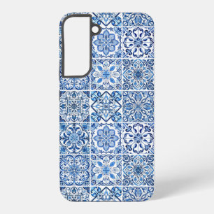 Mediterrane Tegels, Portugees, Azulejo, Majolica Samsung Galaxy Hoesje