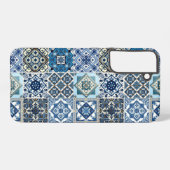 Mediterrane Tegels, Portugees, Azulejo, Majolica Samsung Galaxy Hoesje (Achterkant horizontaal)