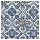 Mediterrane Tegels, Portugees, Azulejo, Majolica Stof (Swatch)