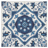Mediterrane Tegels, Portugees, Azulejo, Majolica Stof (Close Up)