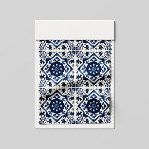 Mediterrane Tegels, Portugees, Azulejo, Majolica Stof