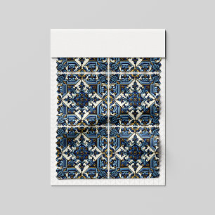 Mediterrane Tegels, Portugees, Azulejo, Majolica Stof