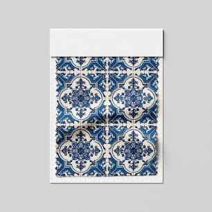 Mediterrane Tegels, Portugees, Azulejo, Majolica Stof