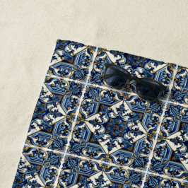 Mediterrane Tegels, Portugees, Azulejo, Majolica Strandlaken