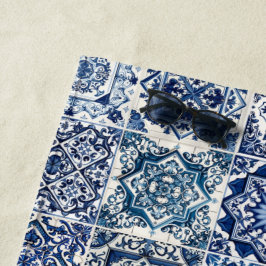 Mediterrane Tegels, Portugees, Azulejo, Majolica Strandlaken