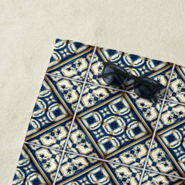 Mediterrane Tegels, Portugees, Azulejo, Majolica Strandlaken