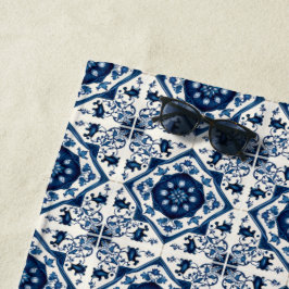 Mediterrane Tegels, Portugees, Azulejo, Majolica Strandlaken