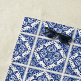 Mediterrane Tegels, Portugees, Azulejo, Majolica Strandlaken