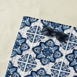 Mediterrane Tegels, Portugees, Azulejo, Majolica Strandlaken