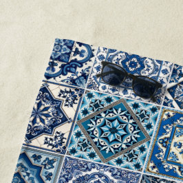 Mediterrane Tegels, Portugees, Azulejo, Majolica Strandlaken