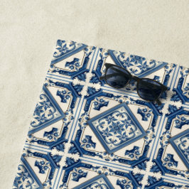 Mediterrane Tegels, Portugees, Azulejo, Majolica Strandlaken