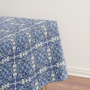 Mediterrane Tegels, Portugees, Azulejo, Majolica Tafelkleed