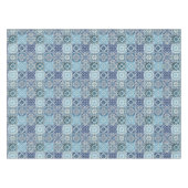 Mediterrane Tegels, Portugees, Azulejo, Majolica Tafelkleed (Voorkant (Horizontaal))