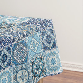 Mediterrane Tegels, Portugees, Azulejo, Majolica Tafelkleed