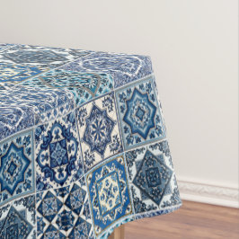 Mediterrane Tegels, Portugees, Azulejo, Majolica Tafelkleed