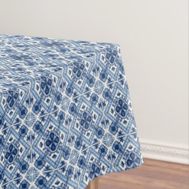 Mediterrane Tegels, Portugees, Azulejo, Majolica Tafelkleed