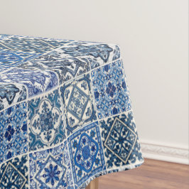 Mediterrane Tegels, Portugees, Azulejo, Majolica Tafelkleed