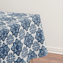 Mediterrane Tegels, Portugees, Azulejo, Majolica Tafelkleed