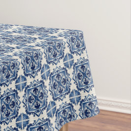 Mediterrane Tegels, Portugees, Azulejo, Majolica Tafelkleed